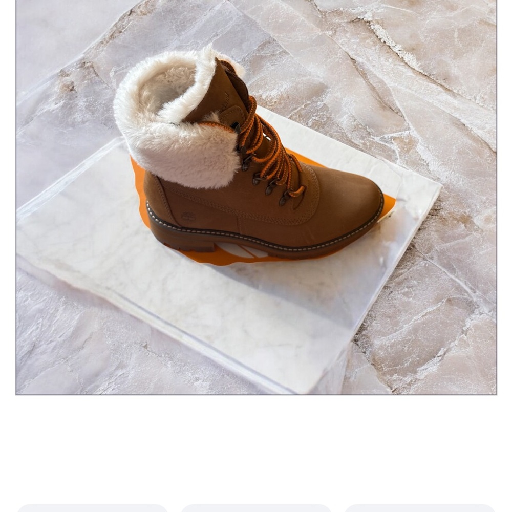 Timberland Women's Brown Fur-Lined Winter Boots